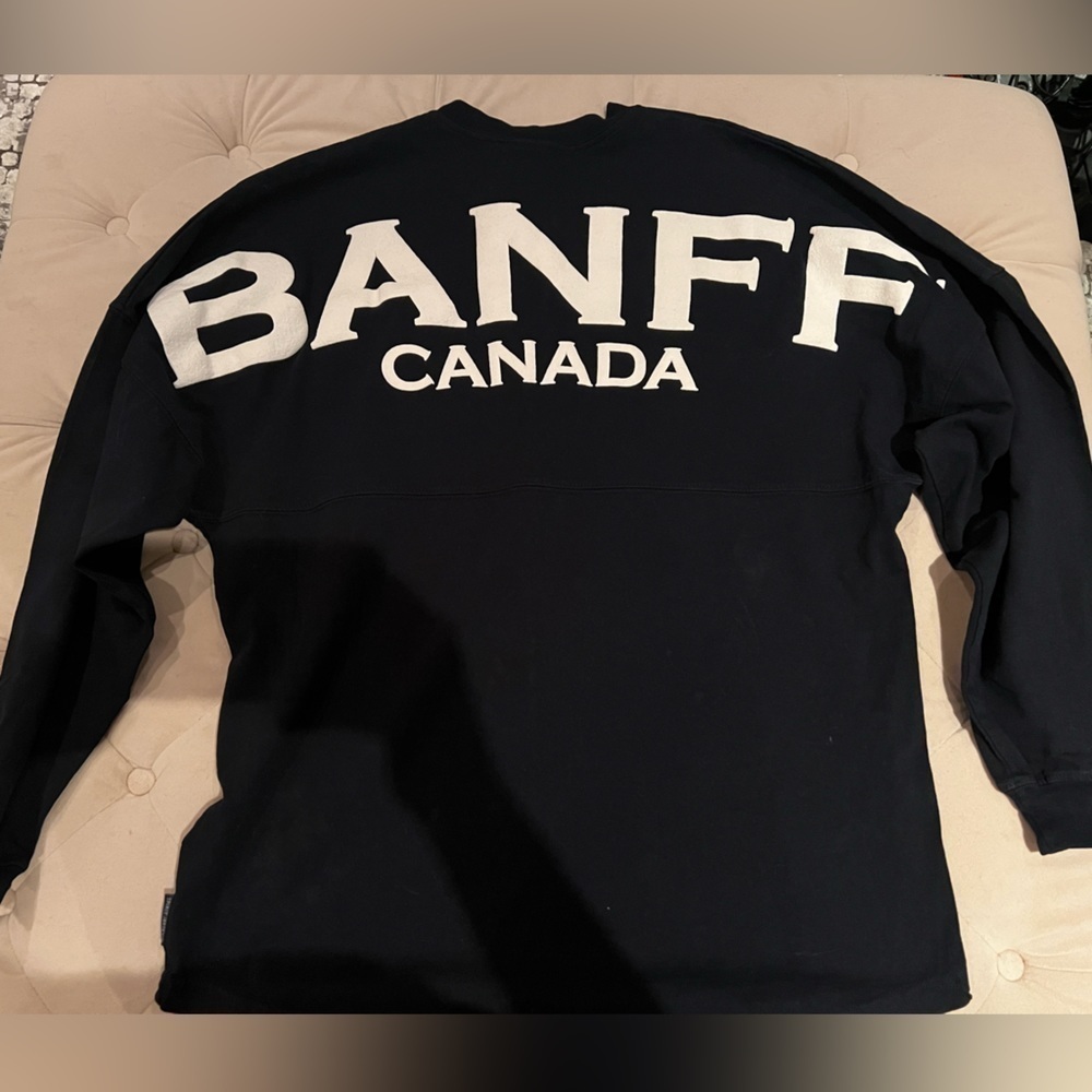 Banff Canada Spirit Jersey Navy Blue size small